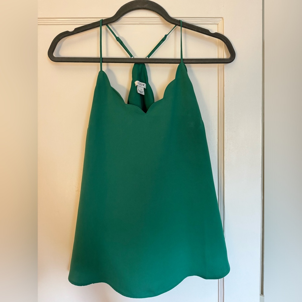 JCREW green tank